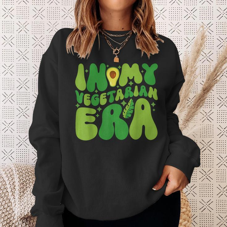 In My Vegetarian Era With Avocado Vegan Fruits Lover Sweatshirt Gifts for Her