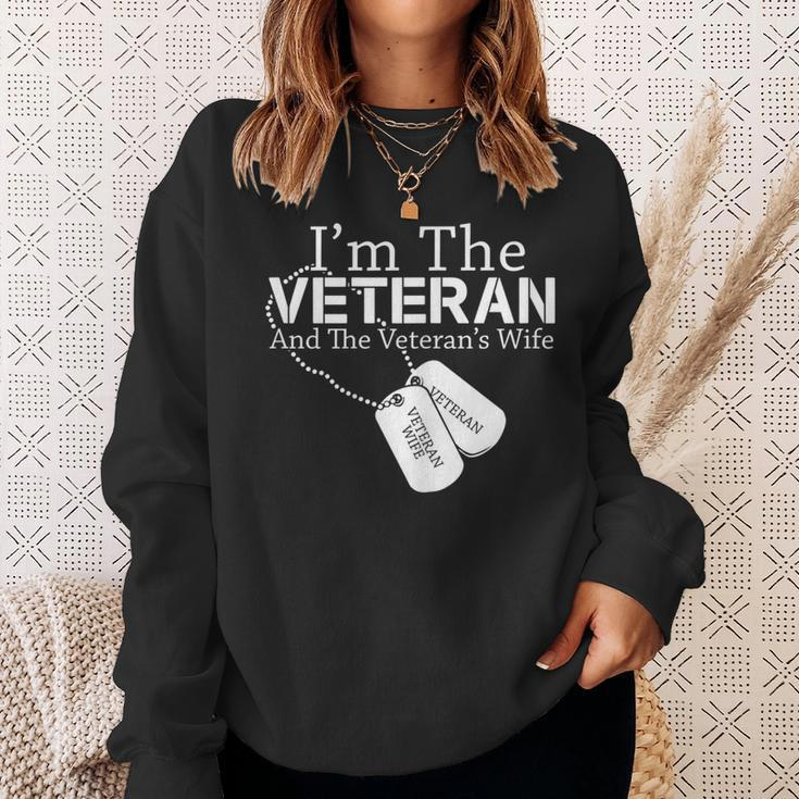 I Am The Veteran Veterans Day Us Military Patriotic Sweatshirt Gifts for Her
