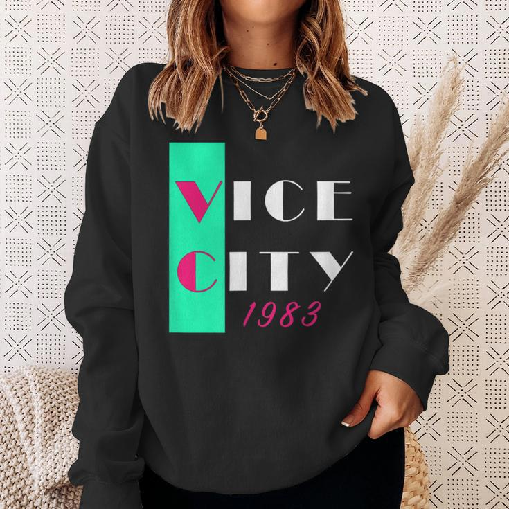 Vice City 1983 Sweatshirt Gifts for Her