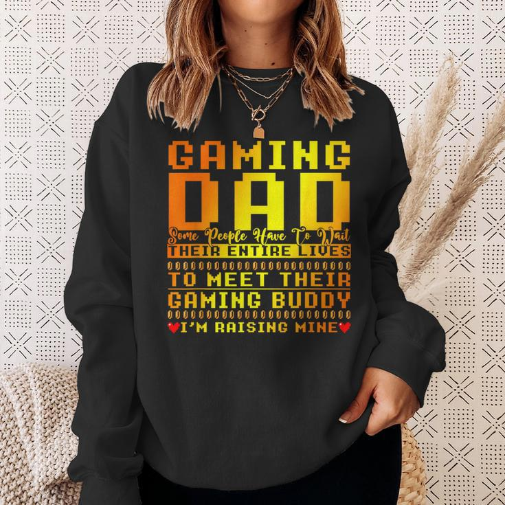 Video Games Player Fathers Day Gamer Dad Gaming Sweatshirt Gifts for Her