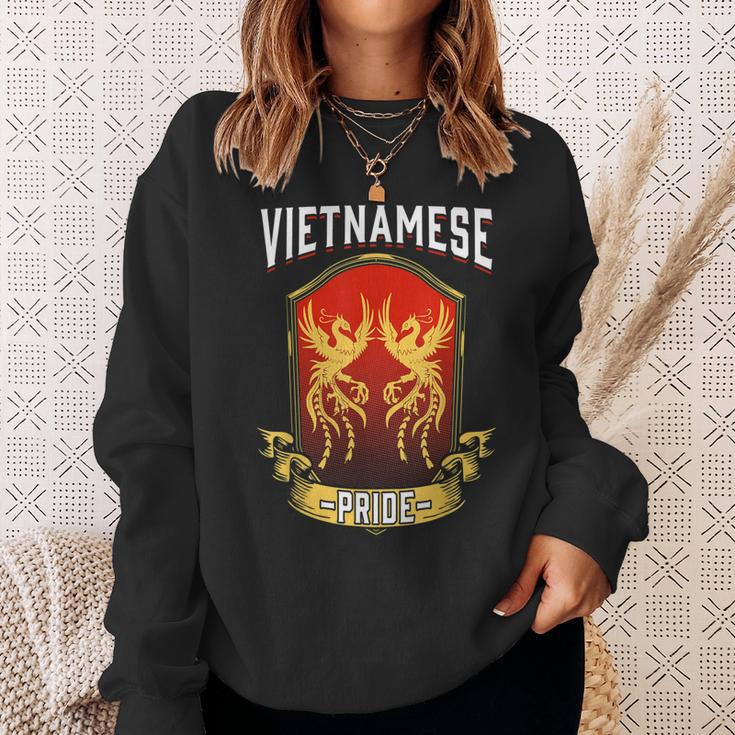 Vietnam Vietnamese Pride Flag Dna Family Sweatshirt Gifts for Her