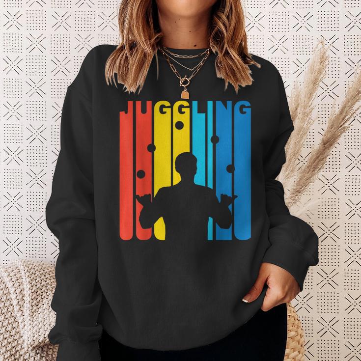 Vintage 1970 'S Juggling Juggling Sweatshirt Geschenke für Sie