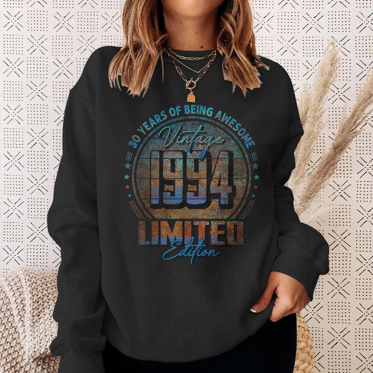 Vintage 1994 Limited Edition 30 Year Old 30Th Birthday Sweatshirt Gifts for Her