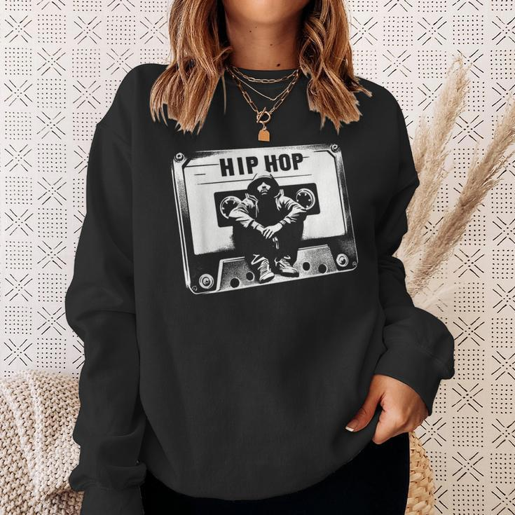 Vintage Cassette Tape Hip Hop Music 80S 90S Retro Graphic Sweatshirt Gifts for Her