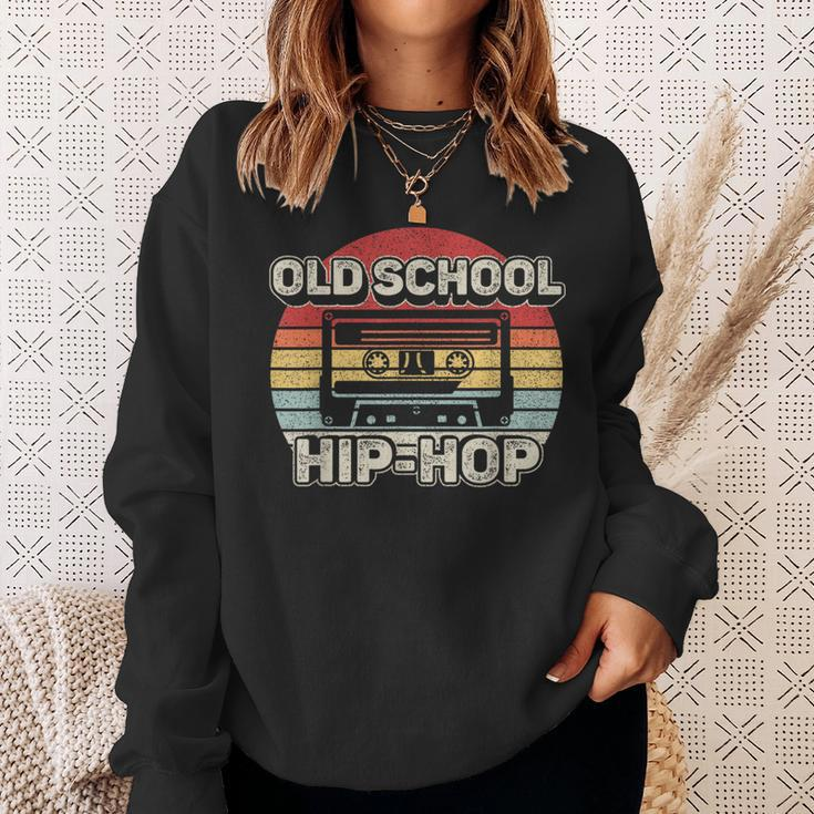 Vintage Retro Old School Hip Hop 80S 90S Cassette Music Sweatshirt Gifts for Her