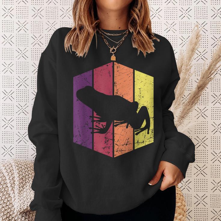 Vintage Toad For Animal Lover Retro Toad Sweatshirt Gifts for Her