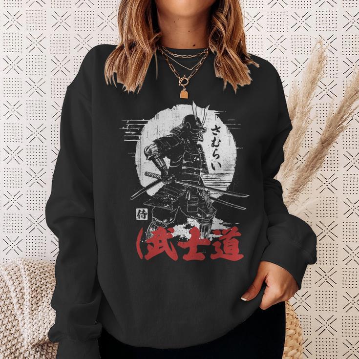 Vintage Traditional Japanese Bushido Katana Samurai Sweatshirt Gifts for Her