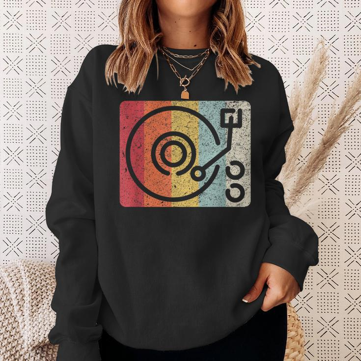 Vinyl Record Retro Style Sweatshirt Gifts for Her