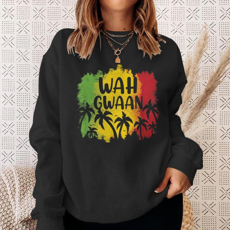 Wah Gwaan Jamaican Jamaica Slang Sweatshirt Gifts for Her