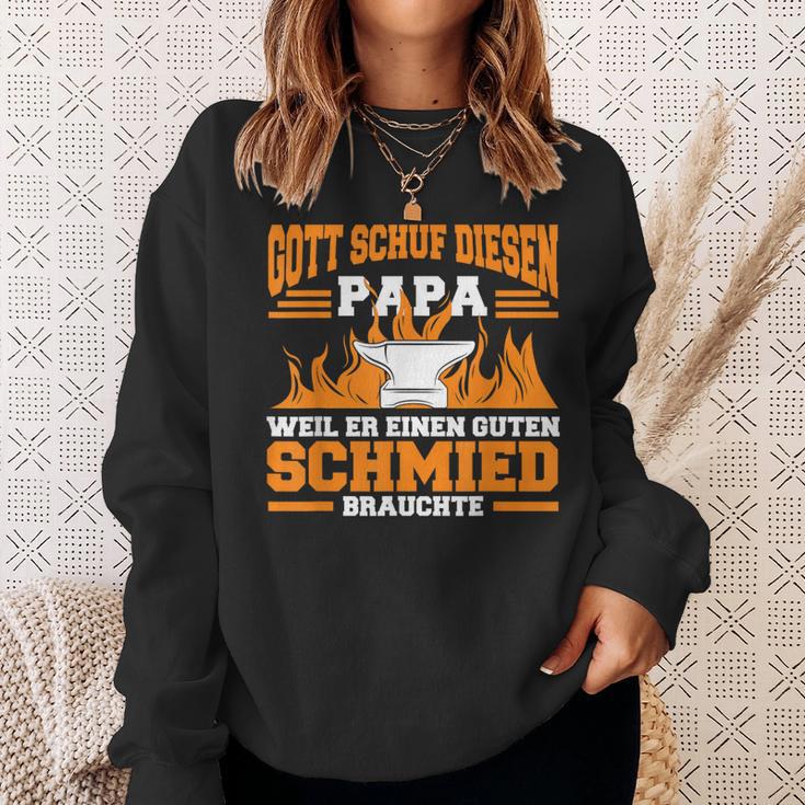 Weapon Schmied Papa Schmiedekunst Forging Hammer Sweatshirt Geschenke für Sie