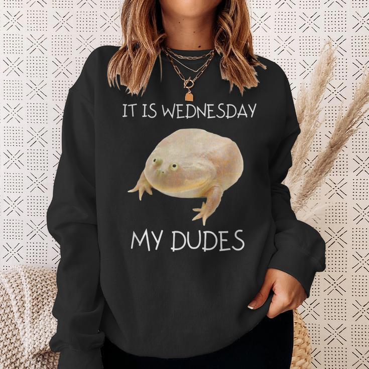 It Is Wednesday My Dudes Sweatshirt Gifts for Her