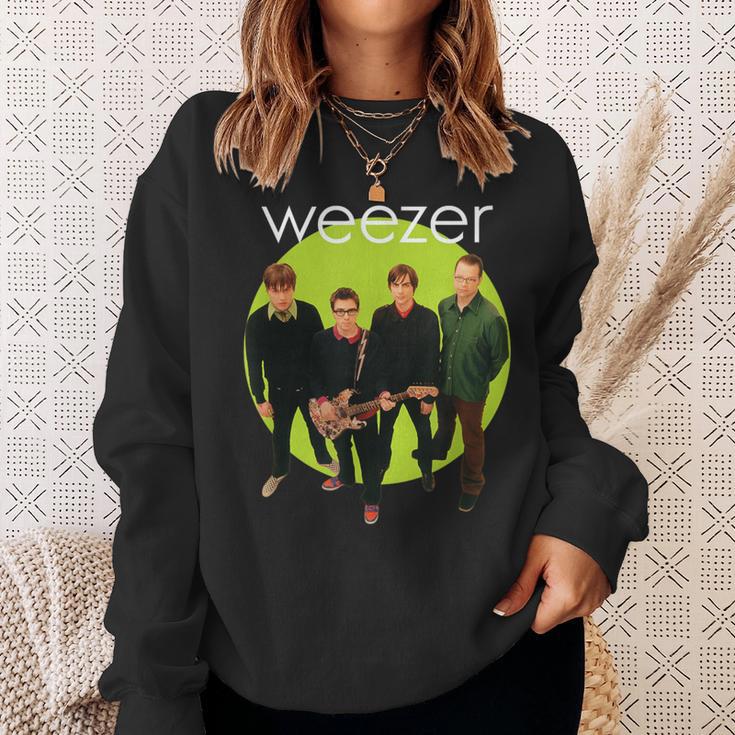 Weezer Green Album Circle Sweatshirt Gifts for Her