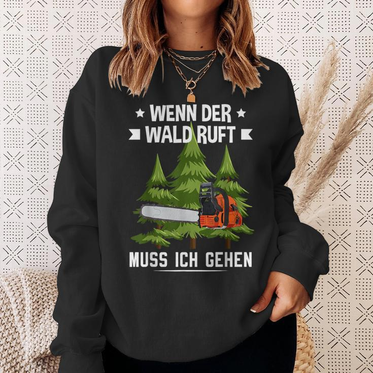 Wenn Der Wald Ruft Muss Ich Gehen Forestwirt German Language Sweatshirt Geschenke für Sie
