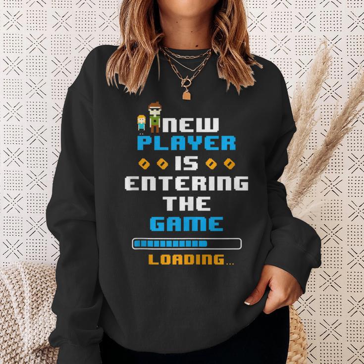 Werdender Papa Geschenk Schwangerschaft Partner Gamerater Sweatshirt Geschenke für Sie