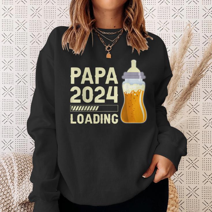 'Werdender Papa Zututkunft Papa Papa 2024 Loading' Sweatshirt Geschenke für Sie