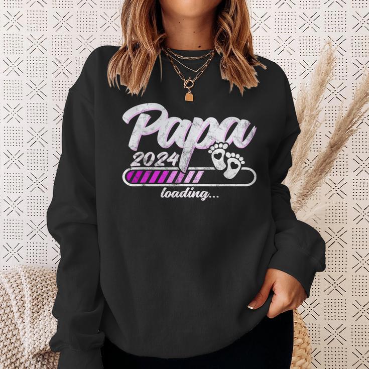 Werdenderater Papa 2024 Loading Sweatshirt Geschenke für Sie