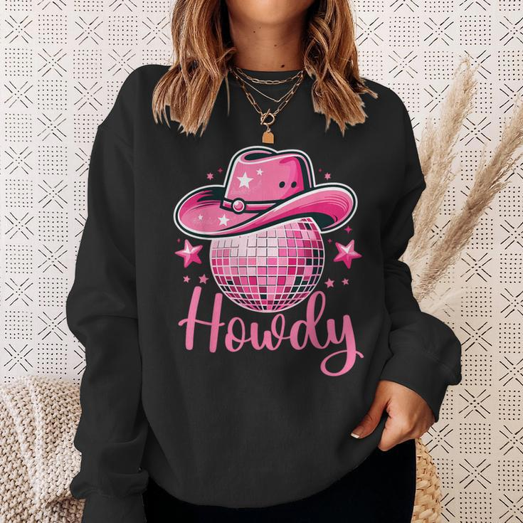 Western Cowgirl Rodeo Disco Retro Bachelorette Party Sweatshirt Gifts for Her
