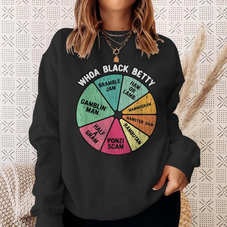 Whoa Black Betty 70'S Classic Rock Music Pie Chart Sweatshirt Gifts for Her