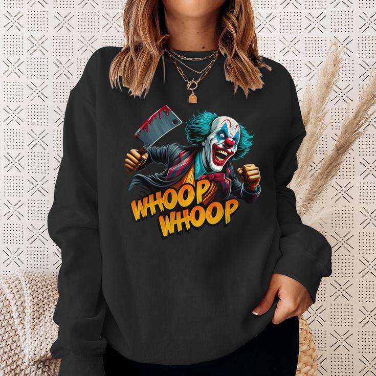 Whoop Whoop Clown Hatchet Man Juggalette Clothes Icp Sweatshirt Gifts for Her