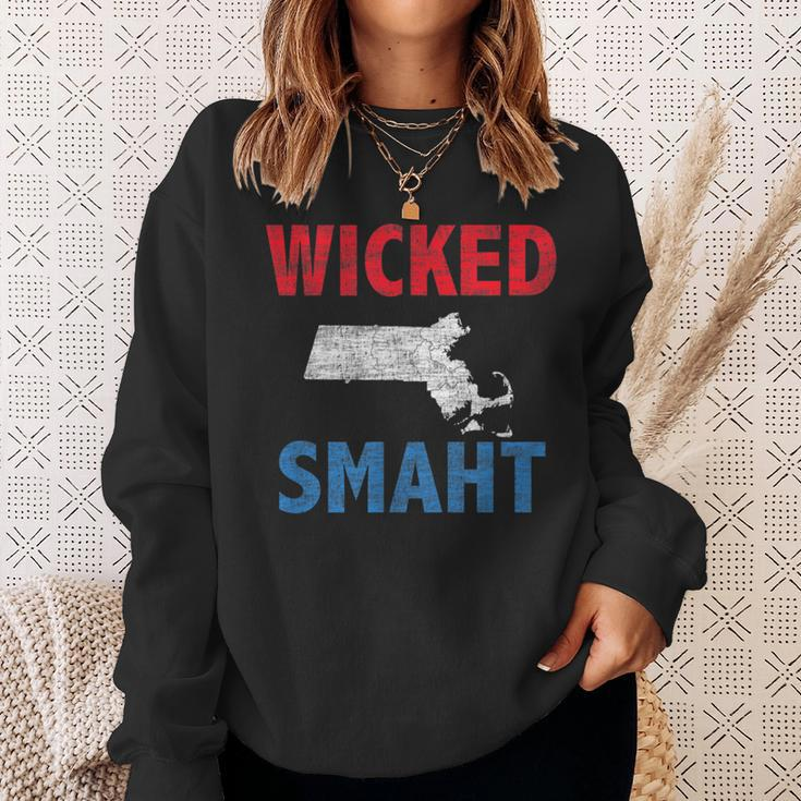 Wicked Smaht Boston Sweatshirt Gifts for Her