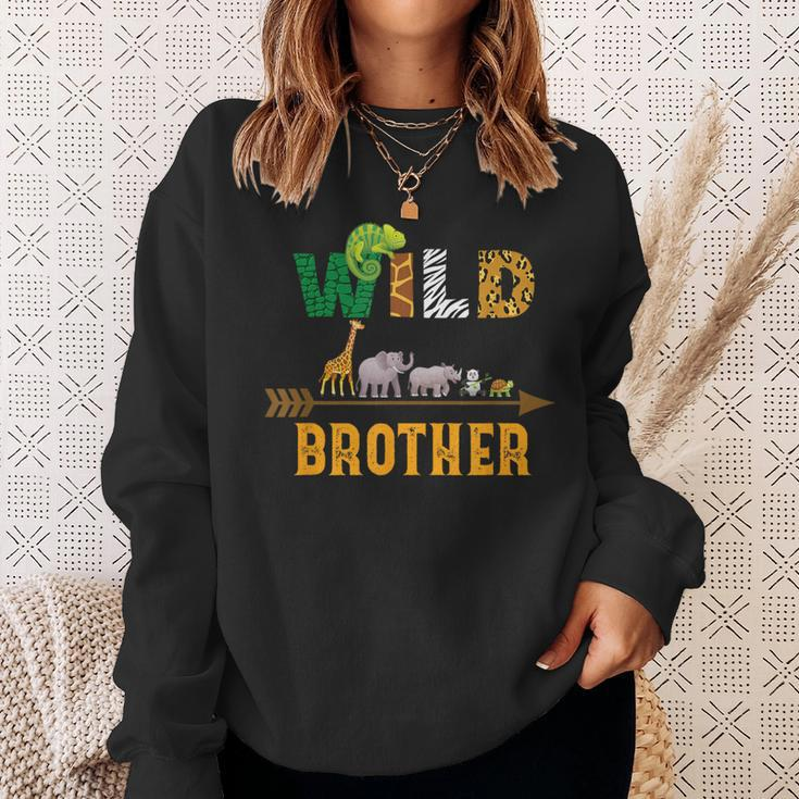 Wild Brother Birthday Zoo Field Trip Squad Matching Family Sweatshirt Gifts for Her
