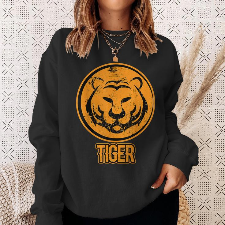 Wildlife Animal Tigercat Sun Tiger Sweatshirt Gifts for Her