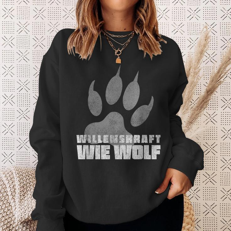 Willenskraft Wie Wolf In Wildnis In 7 Vs Kanada Sweatshirt Geschenke für Sie