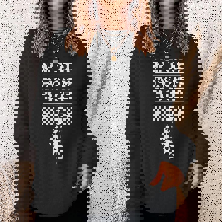 Window Washer Window Cleaning Sweatshirt Gifts for Her
