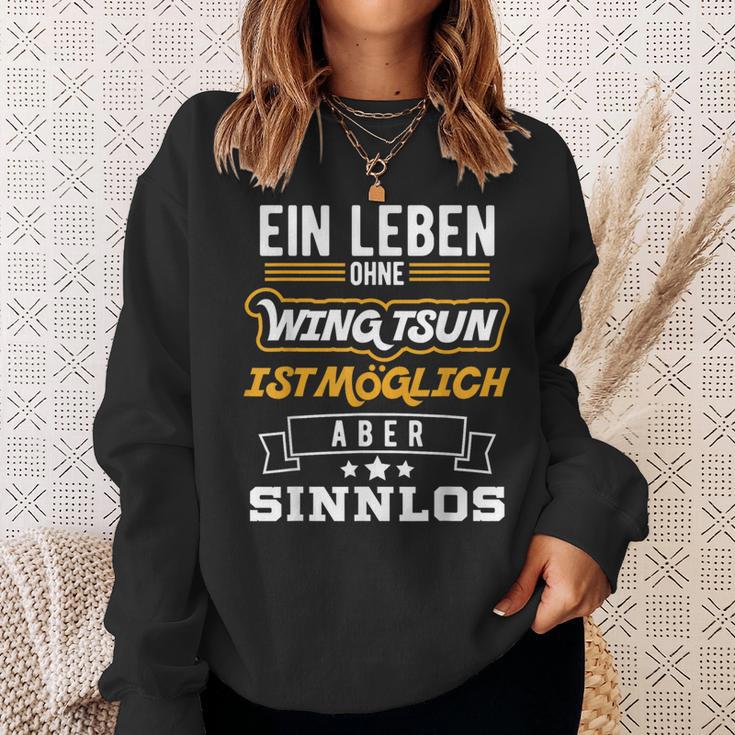 Wing Tsun I Leben Sinnlos Martial Arts Sweatshirt Geschenke für Sie