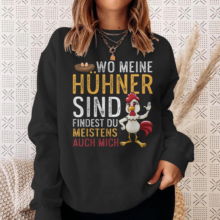 Wo Meine Hühner Sind Bin Auch Ich Iges Hennen Sweatshirt Geschenke für Sie