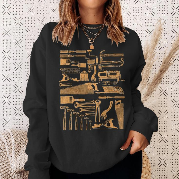 Woodworking Tools And Accessories Sweatshirt Gifts for Her