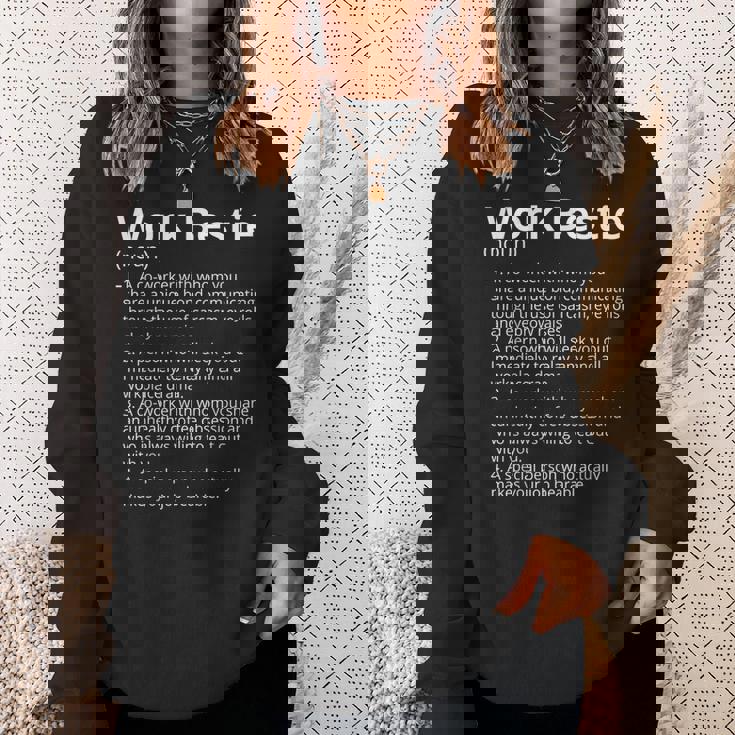 Work Bestie Definition Description Camisa de entrenamiento Regalos para ella