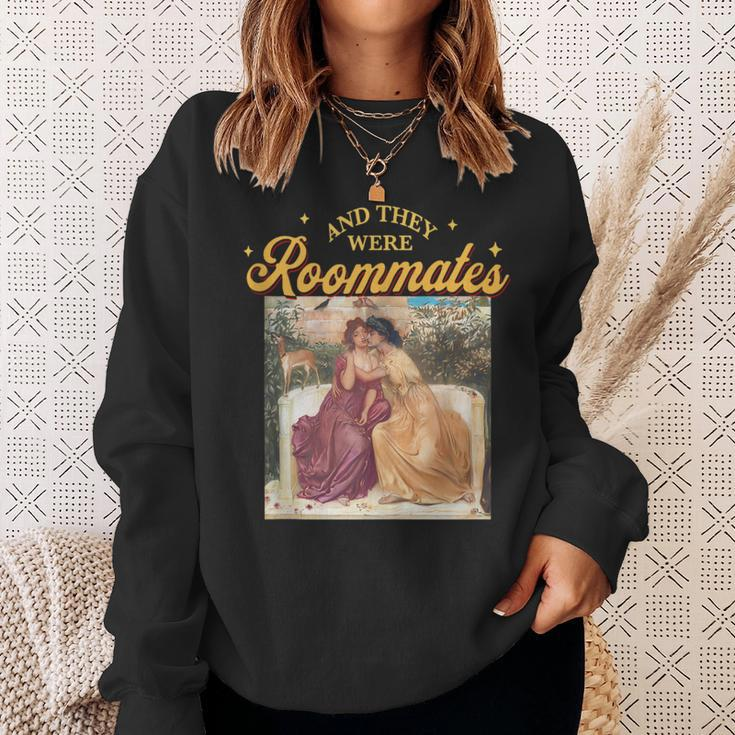 And They Were Roommates Trans Gay Lesbian Pride Month Lgbtq Sweatshirt Gifts for Her