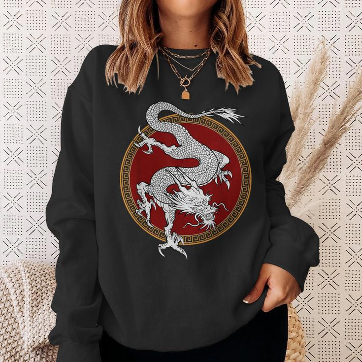 Yin Yan Chinese New Year 2024 Year Of The Dragon 2024 Sweatshirt Gifts for Her