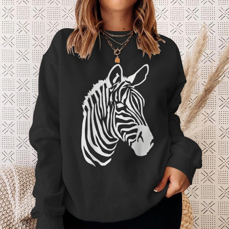 Zebra Head Sweatshirt Gifts for Her