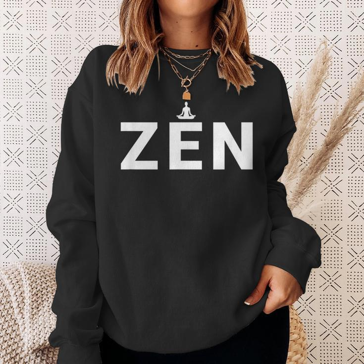 Zen YogaSimply Zen Lifestyle Meditation Sweatshirt Gifts for Her