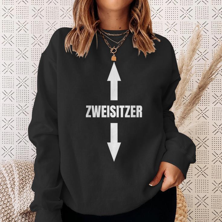 Zweisitzer Zwei-Sitzer Two-Seater Twoseater Sweatshirt Geschenke für Sie