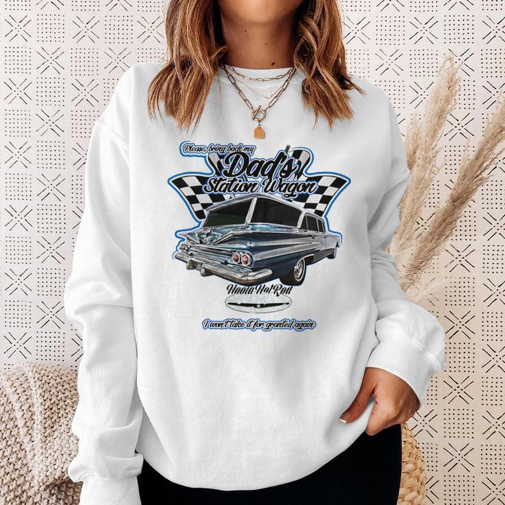 1960 BrookwoodBiscayneImpalaDad's Station WagonHot Rod Sweatshirt Gifts for Her