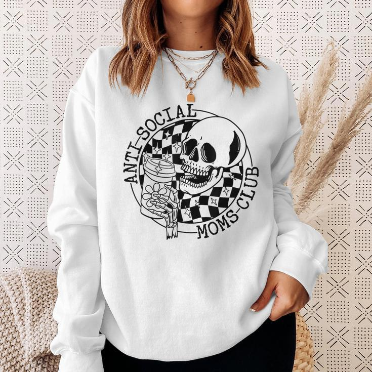 Anti Social Moms Club Antisocial Introvert Antisocial Club Sweatshirt Gifts for Her