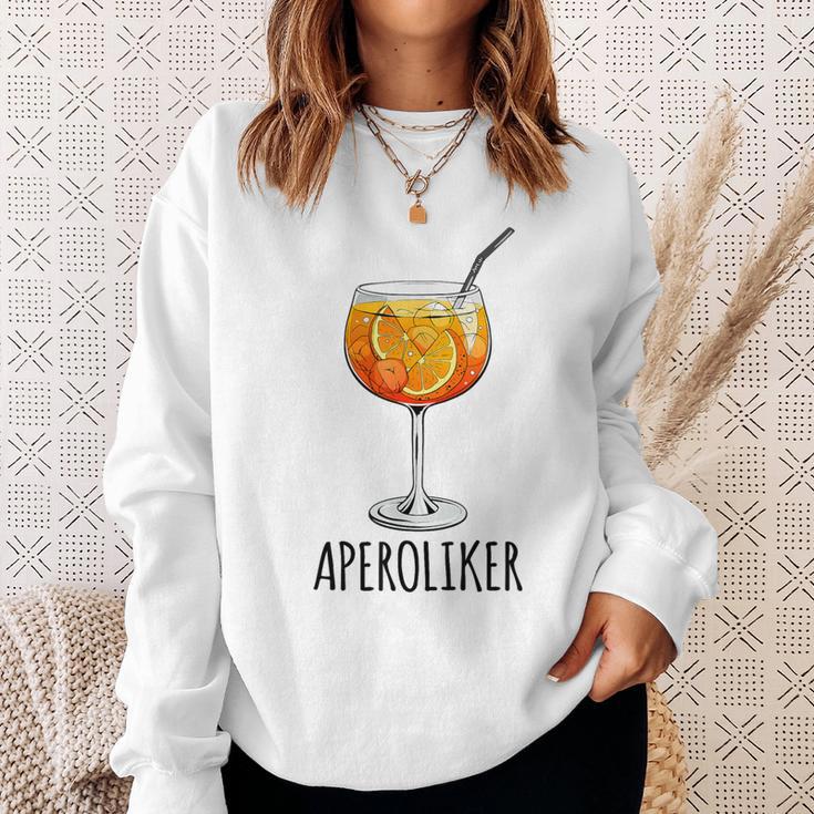 Aperoliker Team Spritz Fan Team Aperoliker Gray Sweatshirt Geschenke für Sie