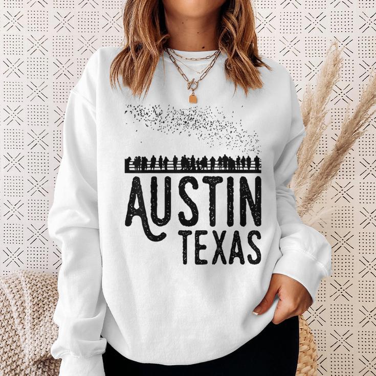 Austin Texas Bats South Congress Sweatshirt Gifts for Her