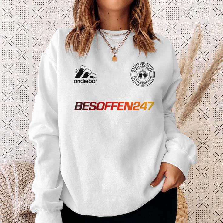 Besoffen247 Sauftrikot X Malle Trikot Deutschland Bier Sweatshirt Geschenke für Sie