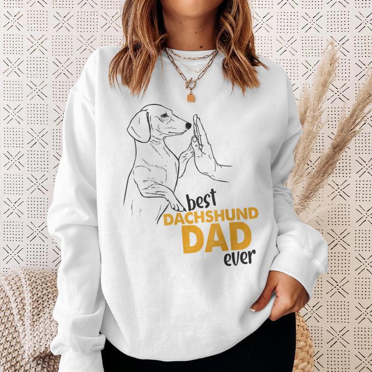 Best Dachshund Dad Ever Dachshund Dad Sweatshirt Geschenke für Sie