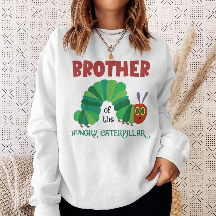 Brother Of Hungry Caterpillar Caterpillar Birthday Sweatshirt Gifts for Her