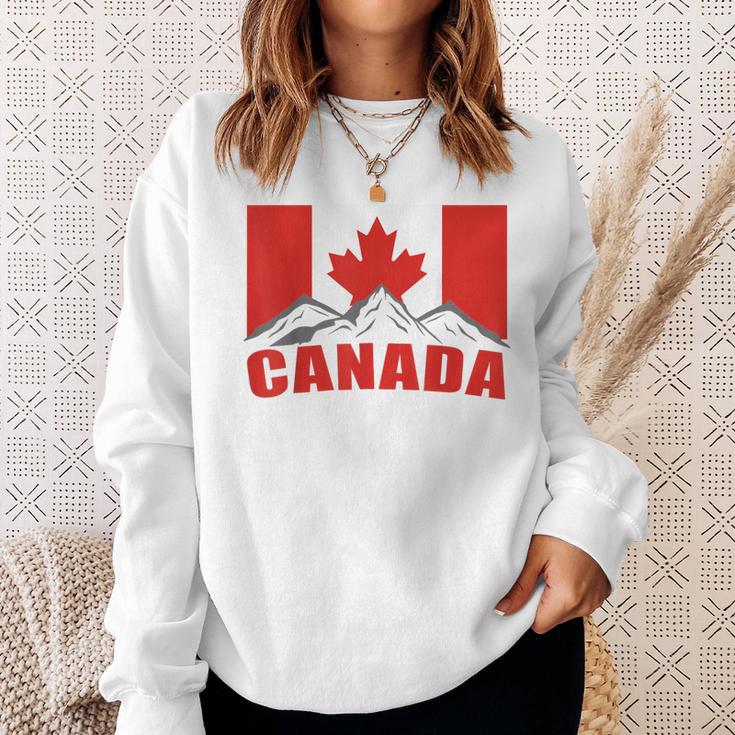 Canadian Canada Flag Excavator Sweatshirt Geschenke für Sie