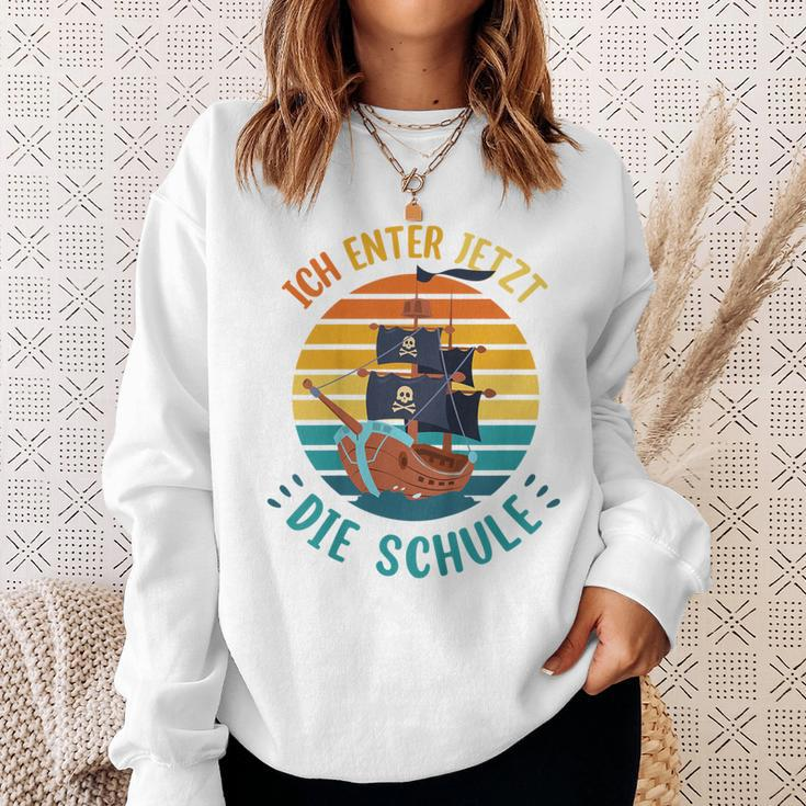 Children's School Child Cool Pirate Boys Ich Enter Jetzt Die School 80 Sweatshirt Geschenke für Sie