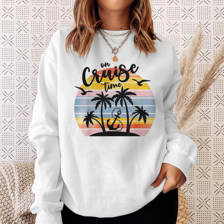 On Cruise Time Cruise Squad Summer Vacation Matching Family Sweatshirt Gifts for Her