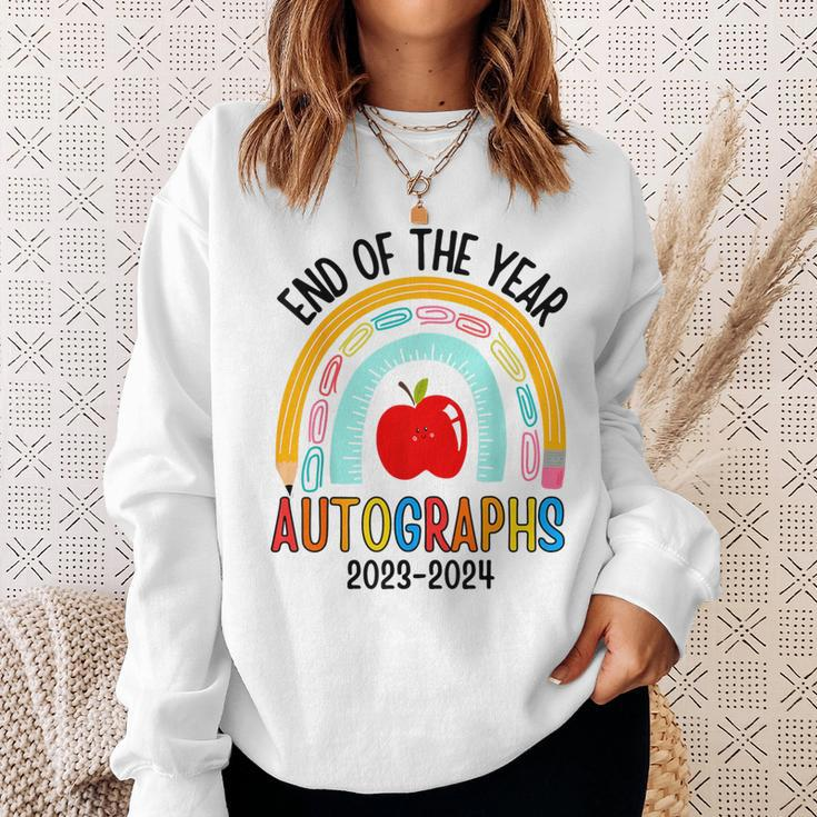 End Of The Year Autographs 20232024 Last Day Of School Sweatshirt Gifts for Her