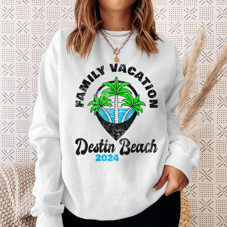 Family Vacay Squad Trip Family Vacation Destin Beach 2024 Sweatshirt Gifts for Her