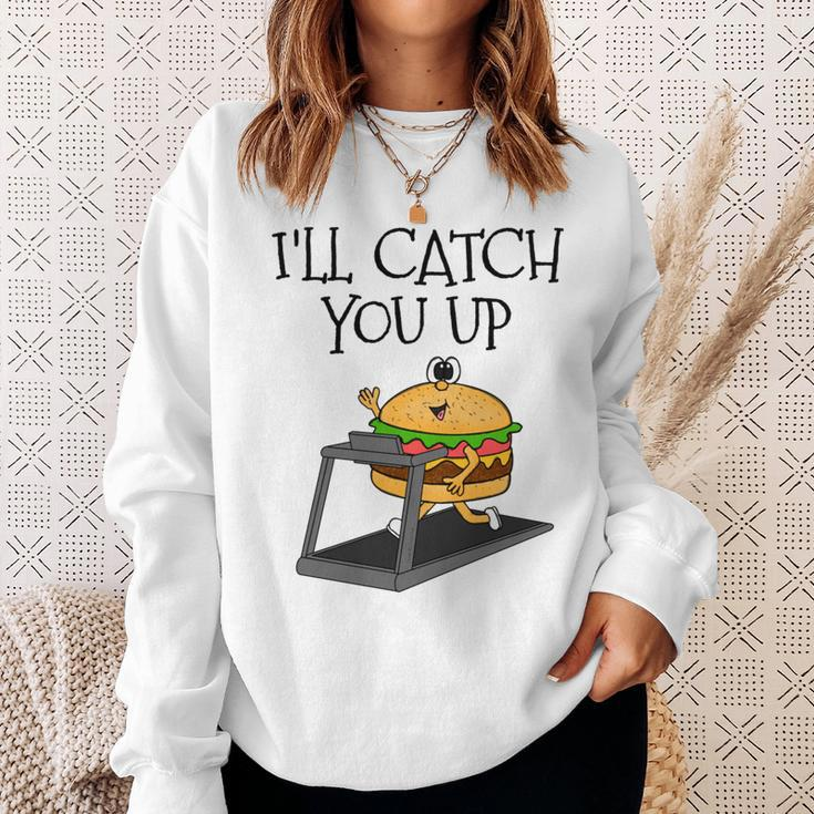Fast-Food-Burger Fitness-Läufer Lustig Sweatshirt Geschenke für Sie